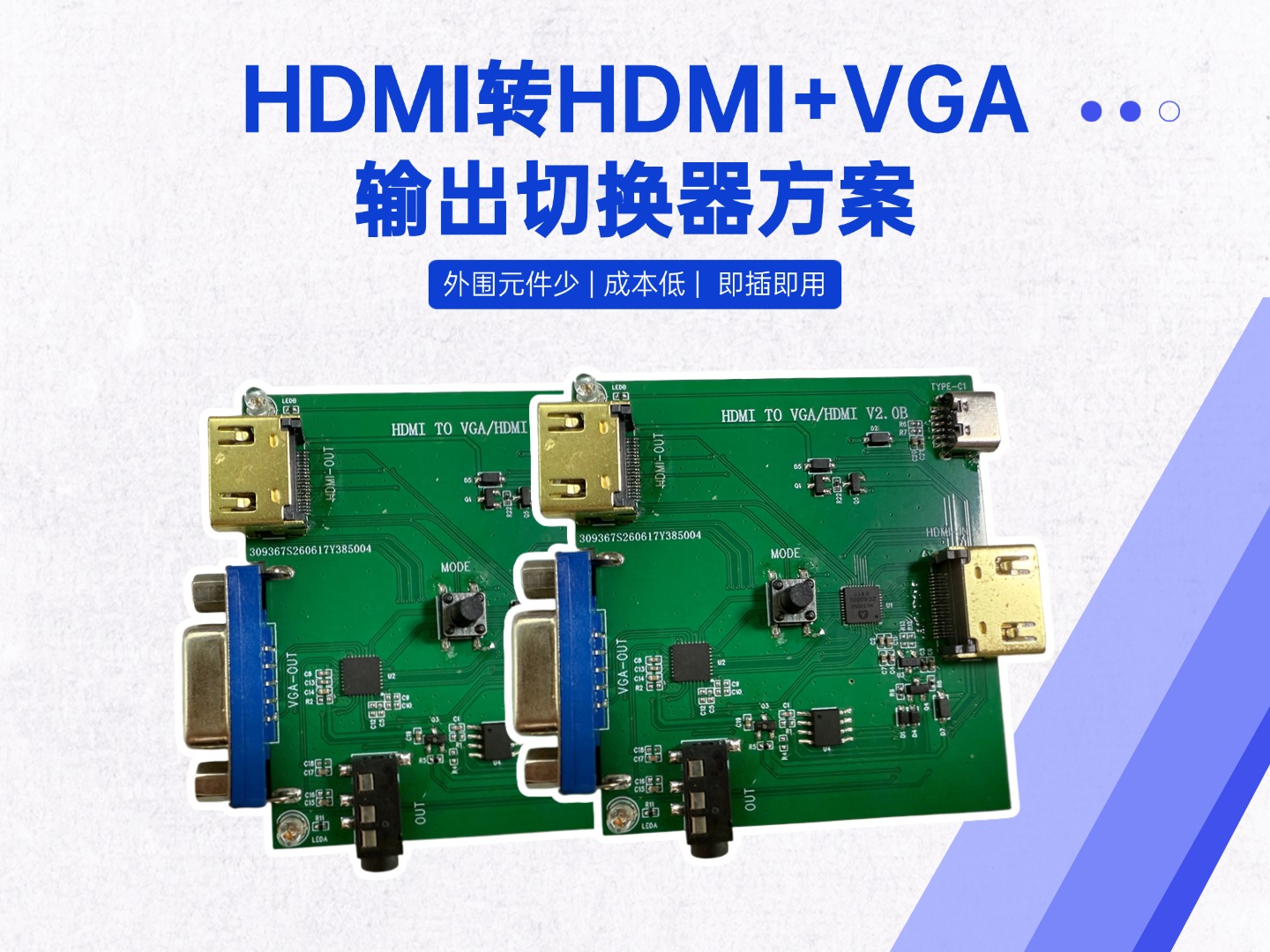 小白必读：纳祥HDMI转HDMI+VGA输出切换方案，国产自主可控
